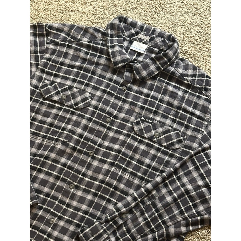 Men's Columbia Sportswear Co. Long Sleeve Button Up Plaid Shirt - XL